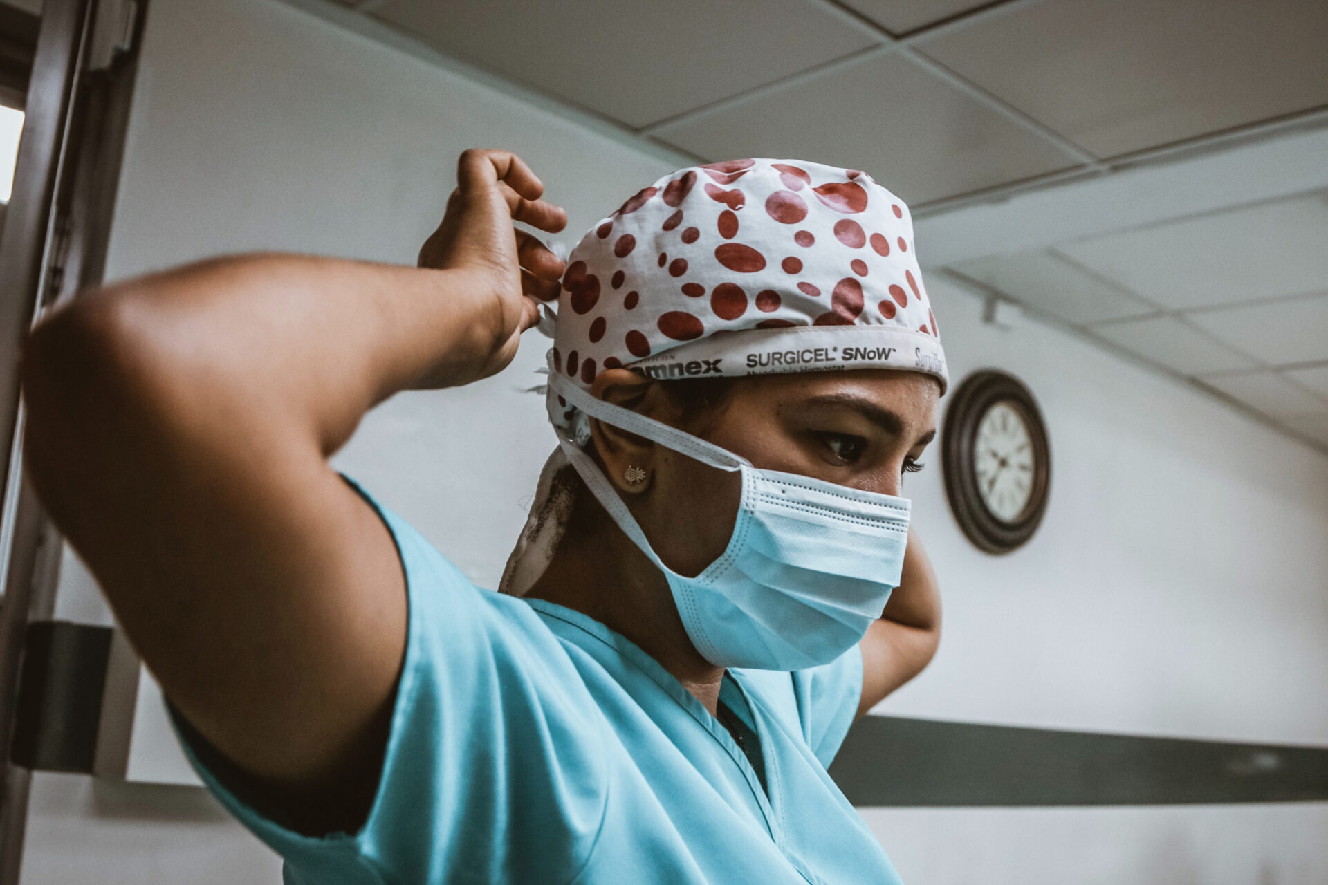 Photo of a medical doctor or nurse in a hospital. Photo by Sj Objio, Unsplash.
